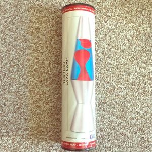 11.5 inch red and blue lava lamp